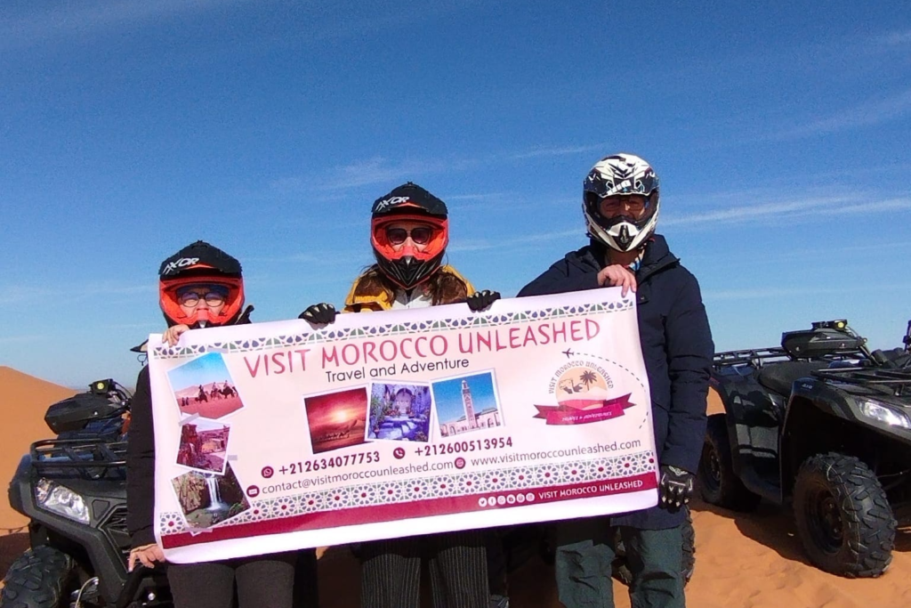 4 days tour from Marrakech to Merzouga.